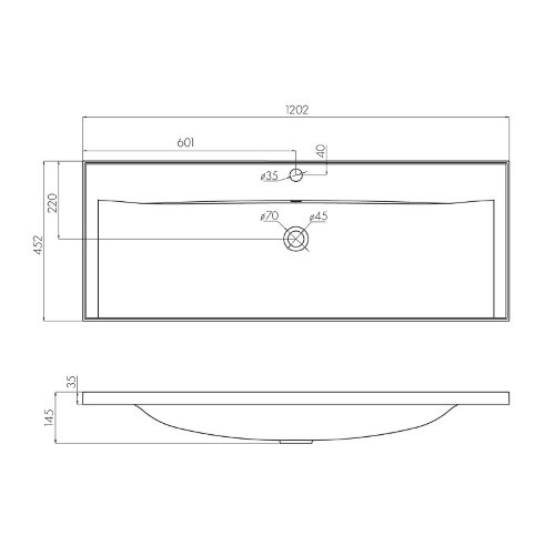 Раковина AQUATON Айрис 120, белая (1A729631AG010)