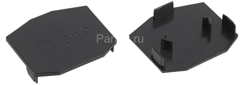 Заглушка торцевая TRM-PC20-EC-B для встраив. в натяжной потолок магнитн. шинопровода TRM-PC20 NOVA 4