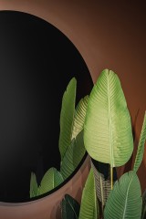 Зеркало AZARIO Monaco-BLACK d1000 бесконтактный сенсор, черная рамка (LED-00002769)