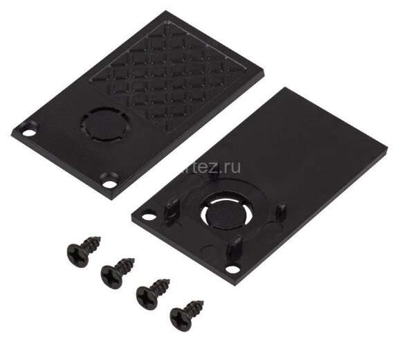 Заглушка торцевая TRM-R20-EC-B для встраив. магнитного шинопровода TRM-R20 NOVA 48В черн. Эра Б00547