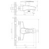 Смеситель Rossinka T40-31 для ванны