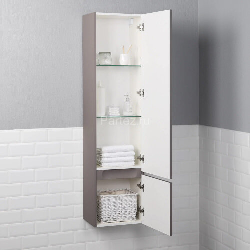 Пенал подвесной Итана Verona 40 400х300х1600 Смоки софт (CS00083291)