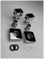 Полотенцесушитель водяной ДВИН J plaza 80/50 К3 квадрат, полированный (4656754417036)