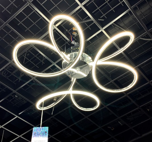 Потолочная люстра Eurosvet 90083/3 хром