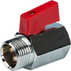 Кран шаровой мини ВР/НР 1/2&quot; Stout