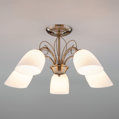 Потолочная люстра Eurosvet 30107/5 античная бронза