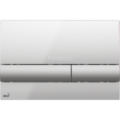 Кнопка смыва Alcadrain, хром (M1713)