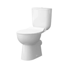 Унитаз-компакт КЕРАМИН Гольф R с сиденьем Slim микролифт, белый