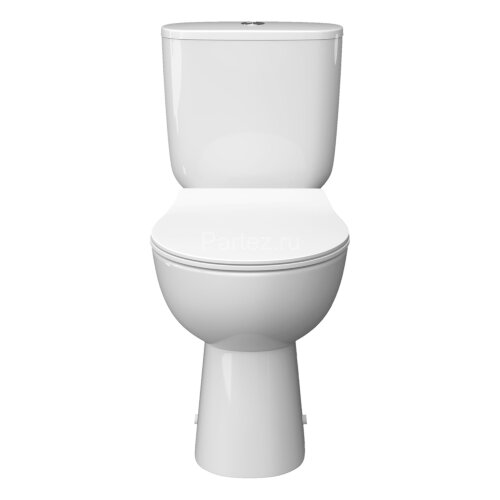 Унитаз-компакт КЕРАМИН Гольф R с сиденьем Slim микролифт, белый