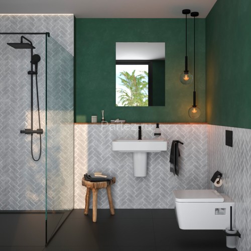 Унитаз подвесной Hansgrohe EluPura Original Q 540х360 безободковый, с сиденьем без микролифта, белый
