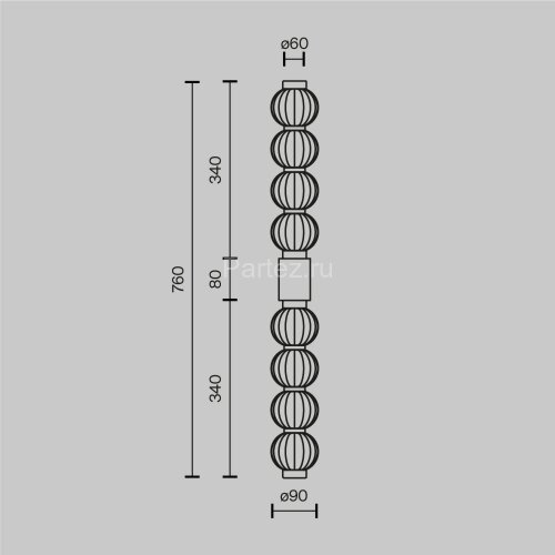 Бра Maytoni MOD555WL-L13G3K