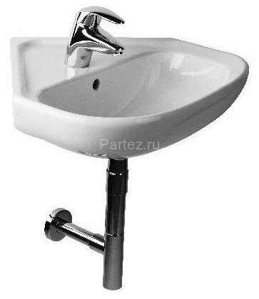 Раковина угловая JIKA Z_DEEP BY 550 мм, белая (8.1661.4.000.104.1)