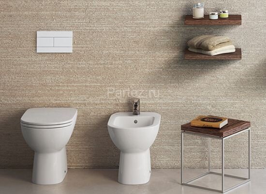 Биде напольное Ideal Standard Tempo цвет белый, овальное, 36x48.5 см (T510201)