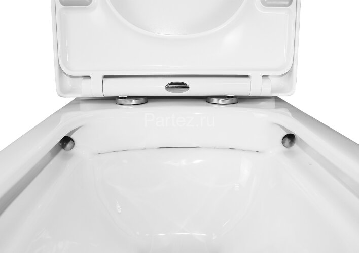 Унитаз-компакт Azario Alba 620х405х805 напольный, безободковый, с сиденьем микролифт (AZ-8323)