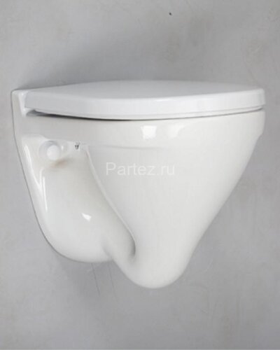 Унитаз подвесной Sanita Luxe Attica 345х495х400 с сидением микролифт (WC.WH/Attica/DM/WHT.G/S1)