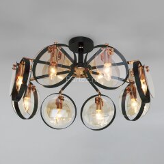 Потолочная люстра Eurosvet 70121/8 черный