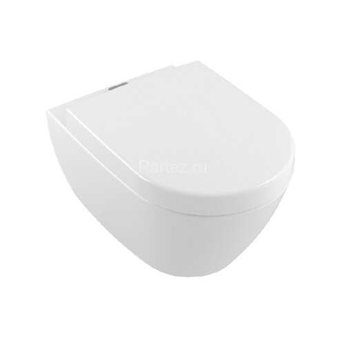 Унитаз подвесной Villeroy&Boch SUBWAY 2.0, безободковый, альпийский белый (5614A101)