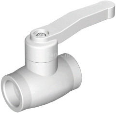 Кран шаровой PPR D50 MeerPlast PRO