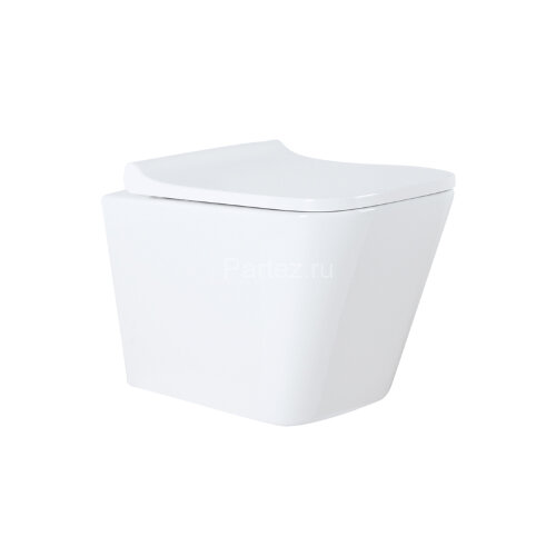 Сет AZARIO инсталляция + унитаз Teramo (квадратный) с сидением микролифт БЕЗ КЛАВИШИ (AZ-8010-1000+A