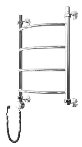 Полотенцесушитель электрический ДВИН R Electro лесенка 60/50, ТЭН слева, полированный (4627086042395