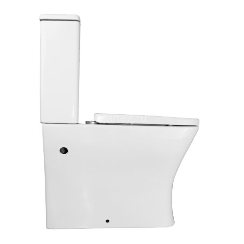 Унитаз-компакт Azario Blaise 385х615х801 напольный, безободковый с быстросъемным сиденьем микролифт 