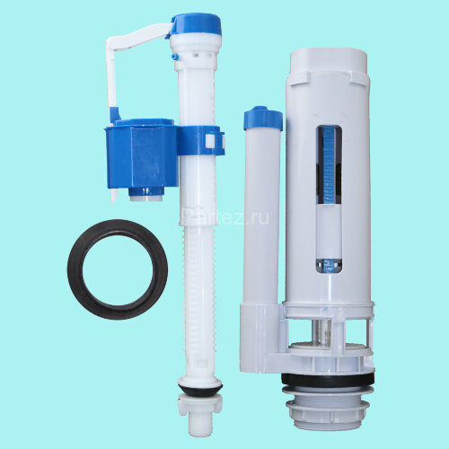 Унитаз-компакт Azario Blaise 385х615х801 напольный, безободковый с быстросъемным сиденьем микролифт 