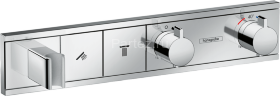 Hansgrohe 15355000 RainSelect Термостат, скрытого монтажа, для 2 потребителей, хром