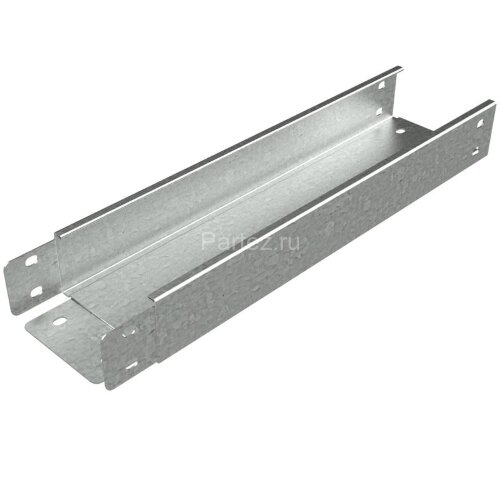 Лоток листовой неперфорированный 50х50 L3000 сталь 0.55мм "БЫСТРЫЙ МОНТАЖ" LN50-50-0.55-3000 КМ LO00