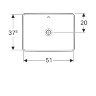 Раковина Geberit VariForm, 55х40 см, белая (500.736.01.2)