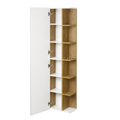 Пенал подвесной AQUATON Сканди с зеркалом, дуб рустикальный (1A253403SDZ90)