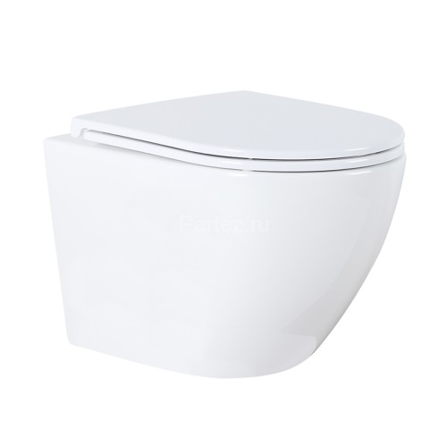 Сет AZARIO инсталляция+унитаз Grado со крытым сливом с сиденьем микролифт БЕЗ КЛАВИШИ (AZ-8010-1000+