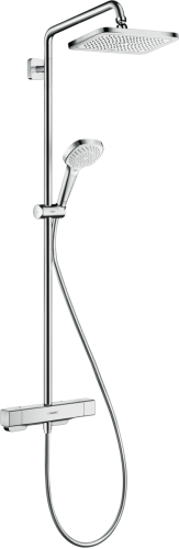 Hansgrohe 27660000 Croma E 280 1jet Душевая система Showerpipe с термостатом для душа, EcoSmart, хро