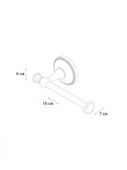 Держатель запасного рулона Fixsen Alfa, античная латунь (GR-9510A)