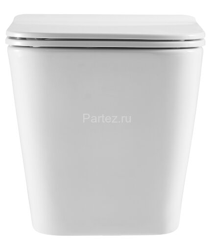 Унитаз подвесной Azario Teramo 490х355х365 безободковый, квадратный, с системой антивсплеск (Торнадо