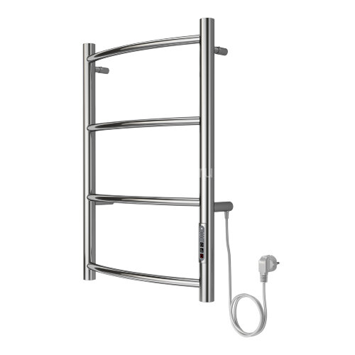 Полотенцесушитель электрический AZARIO VERONA 400/600 4 секции, диммер справа, хром (AZ04846)