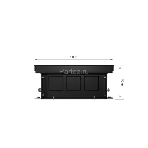 Конвектор внутрипольный Royal Thermo ATRIUM-90/200/2600-DG-U-AU