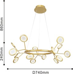 Подвесная люстра F-Promo 4253-15P