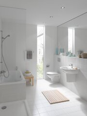 Раковина подвесная Laufen Pro B 60х48х16,5 см, 1 отверстие для смесителя, с переливом, глазурованная