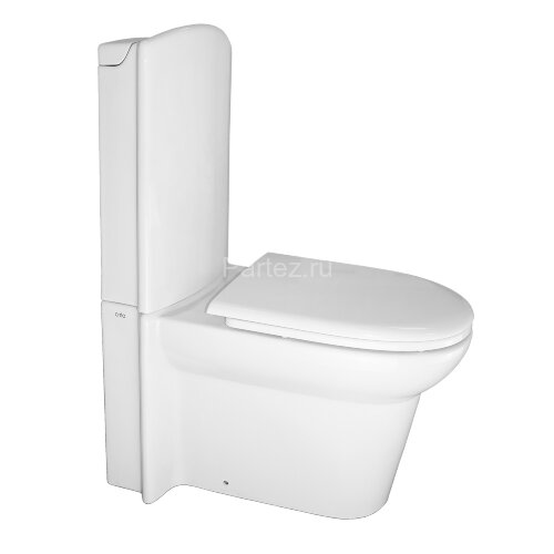 Унитаз-компакт Creo Ceramique LE MANS напольный, скрытый монтаж, с крышкой микролифт (415х705х950)