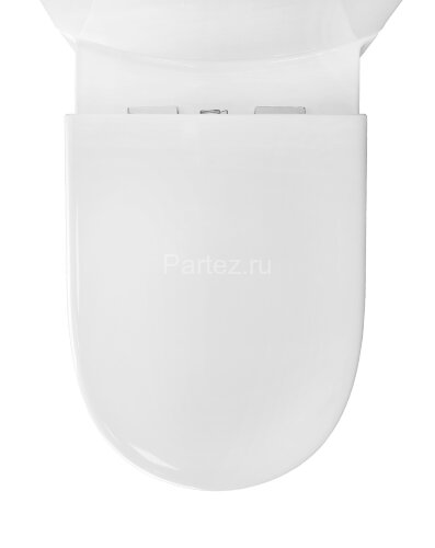 Унитаз-компакт Creo Ceramique LE MANS напольный, скрытый монтаж, с крышкой микролифт (415х705х950)