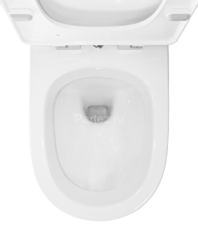 Унитаз-компакт Creo Ceramique LE MANS напольный, скрытый монтаж, с крышкой микролифт (415х705х950)