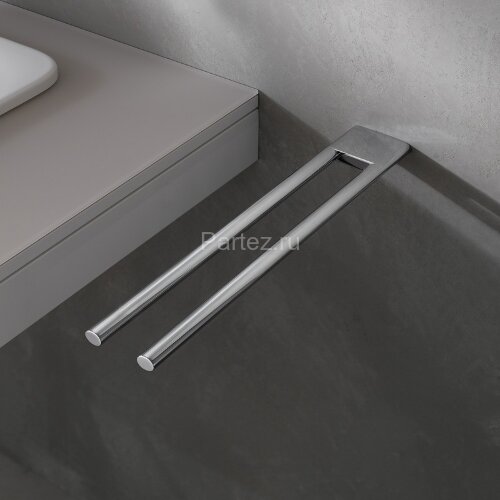 Держатель полотенца Keuco Edition 400 двойной, хром (11519010000)