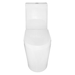 Унитаз-компакт Azario Conto 360х630х820 напольный, безободковый, слив &quot;Торнадо&quot;, с быстросъемным сид