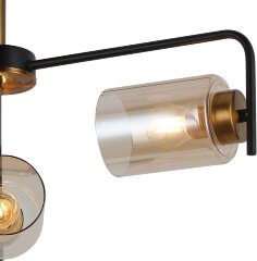 Потолочная люстра ILLUMICO IL8248-3COU-79 BK GD