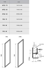 Душевая стенка Ravak Supernova PSS-80 профиль Белый стекло Transparent (94040100Z1)