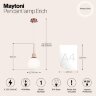 Подвесной светильник Maytoni MOD221-PL-01-G