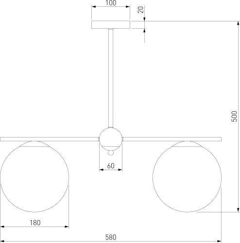 Потолочная люстра Eurosvet 60147/3 черный