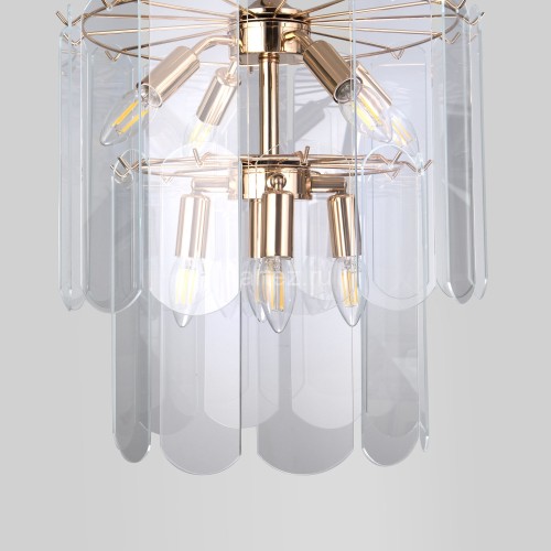 Подвесная люстра Eurosvet 60170/8 золото