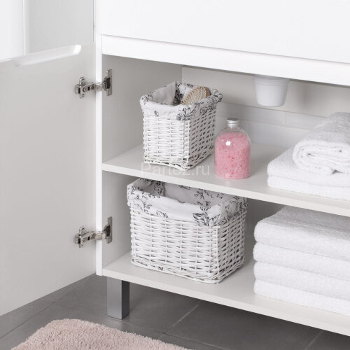 Комплект тумба Итана Roberto 70 (700х453х850) напольная, с раковиной Adel 70, белый глянец (315239)