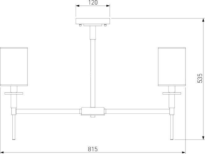 Потолочная люстра Eurosvet 60132/8 хром